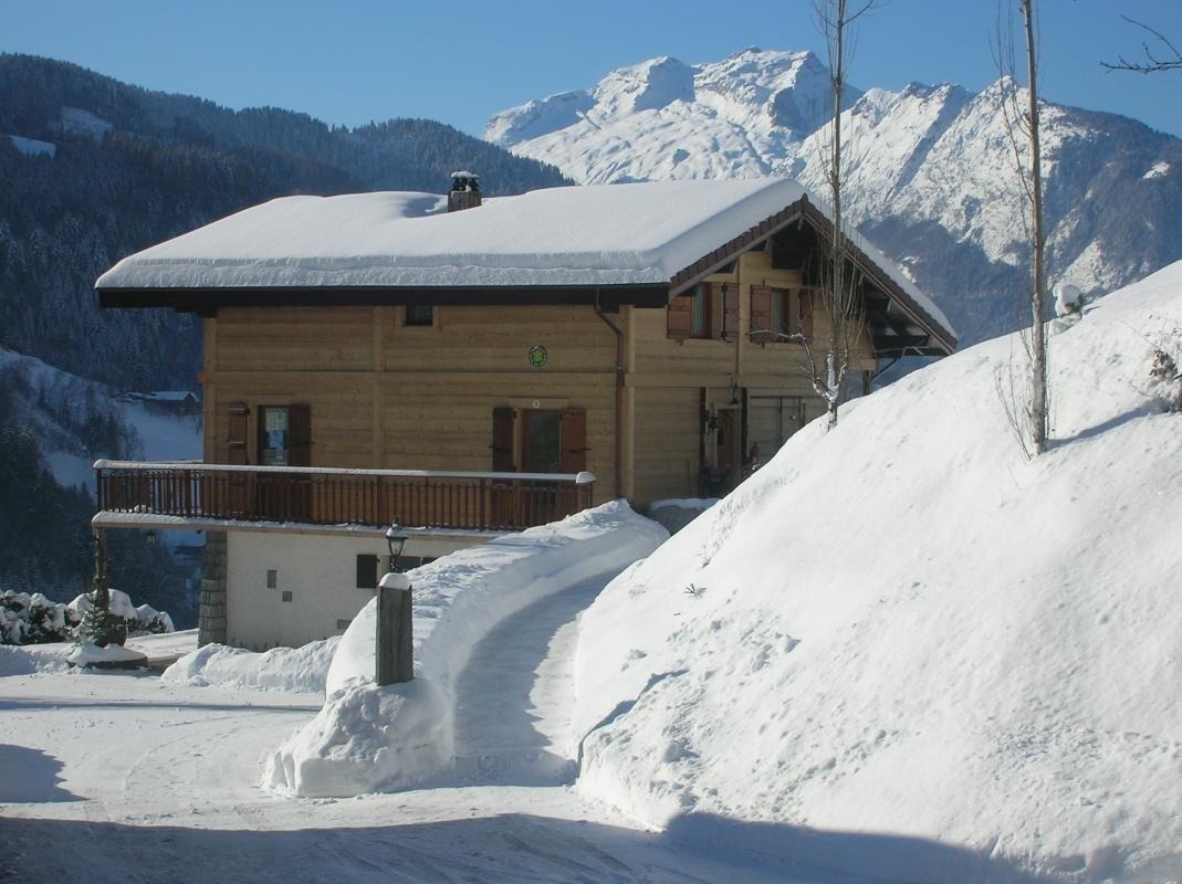 Arriv&eacute;e au chalet 