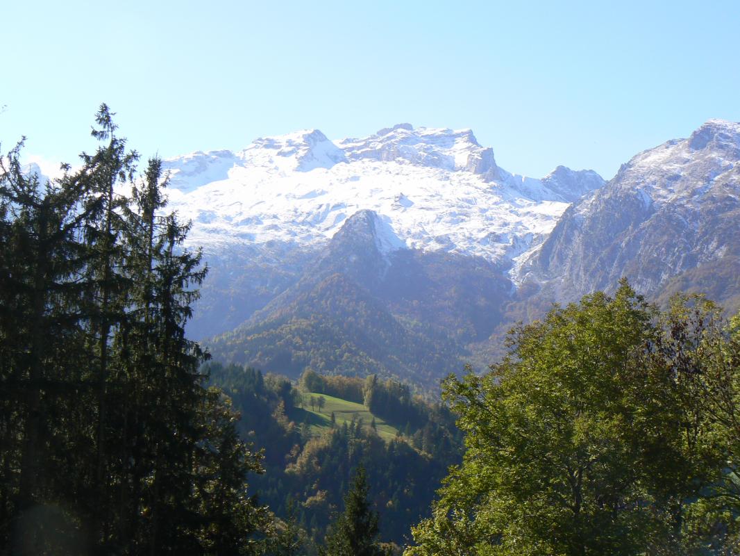Vue de la Tournette depuis le chalet