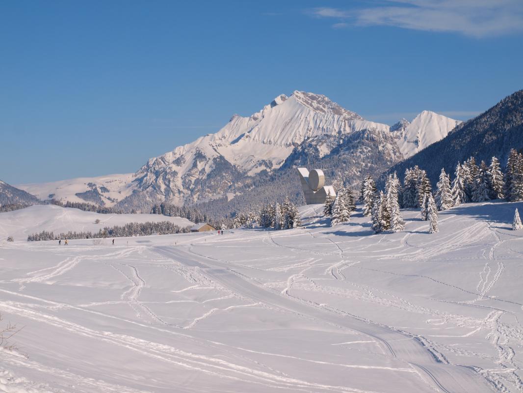 Les pistes de fond du plateau des Gli&egrave;res,avec son c&eacute;l&egrave;bre monument qui comm&eacute;more la r&eacute;sistance ,sont un site nordique renomm&eacute; &agrave; 15 minutes du Gite. Le ski alpin est possible aussi &agrave; 15 minutes &agrave; la petite station familiale d'Orange. 
