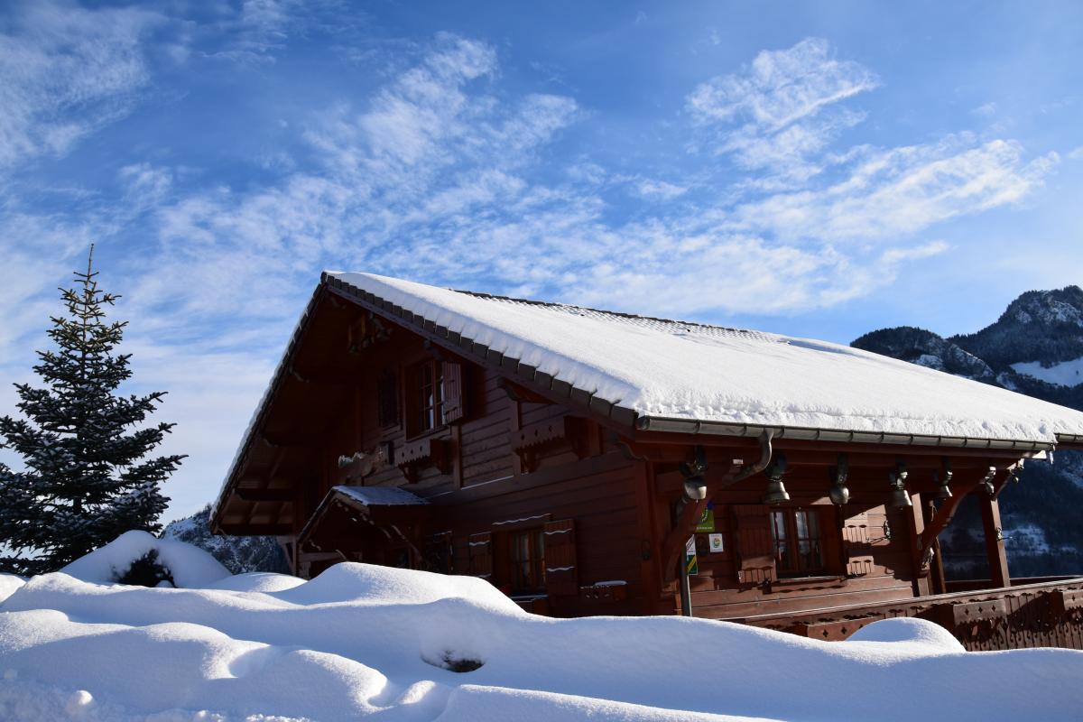 Chalet cot&eacute; sud  