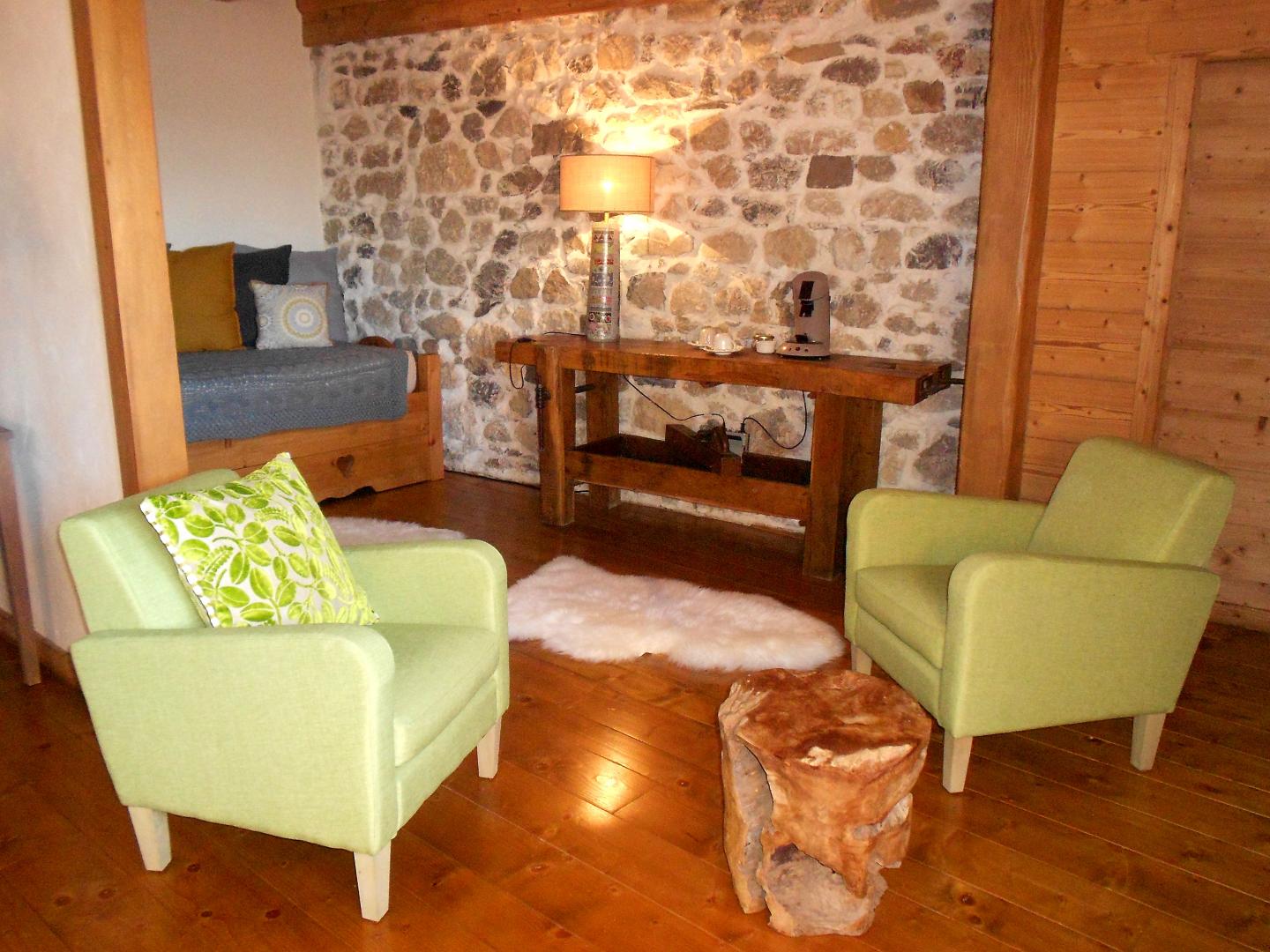 coin relax dans les anciennes mangeoires