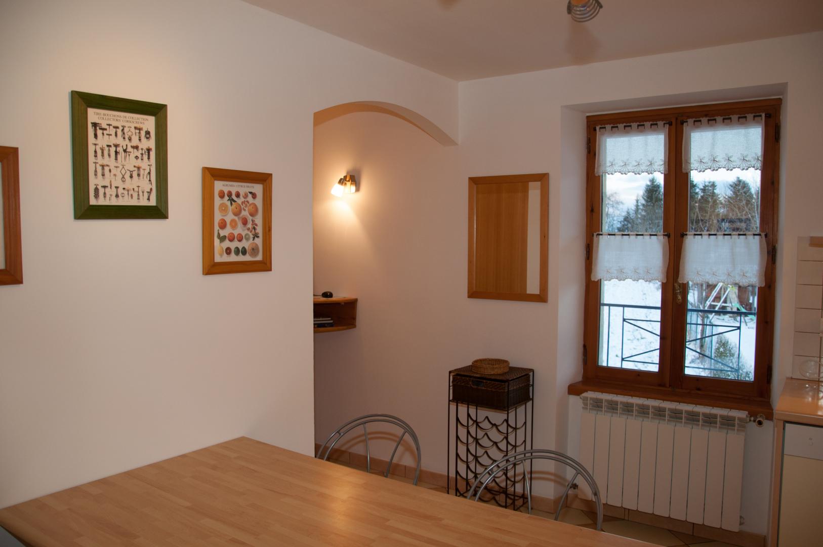 Chambre bleue option lits jumeaux