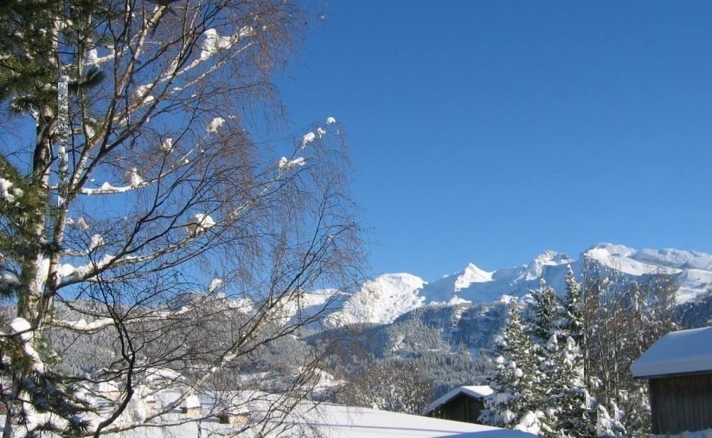 Les "Aravis" depuis le chalet
