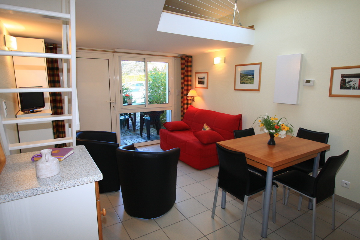 S&eacute;jour ouvert sur la terrasse