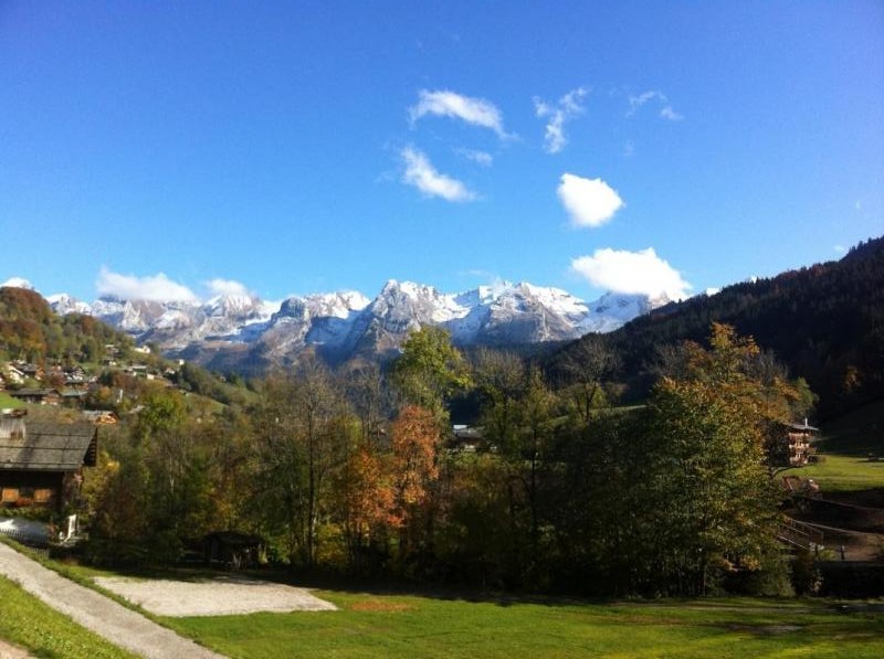 Chalet vu des pistes