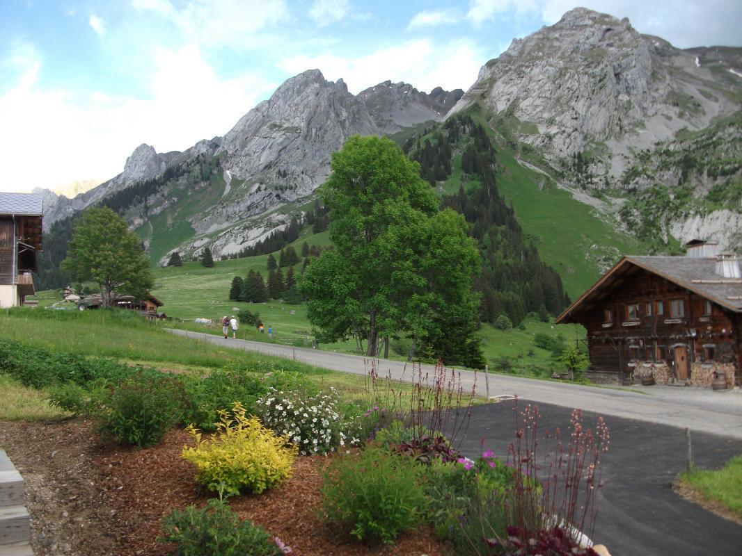 vue sur la cha&icirc;ne des Aravis