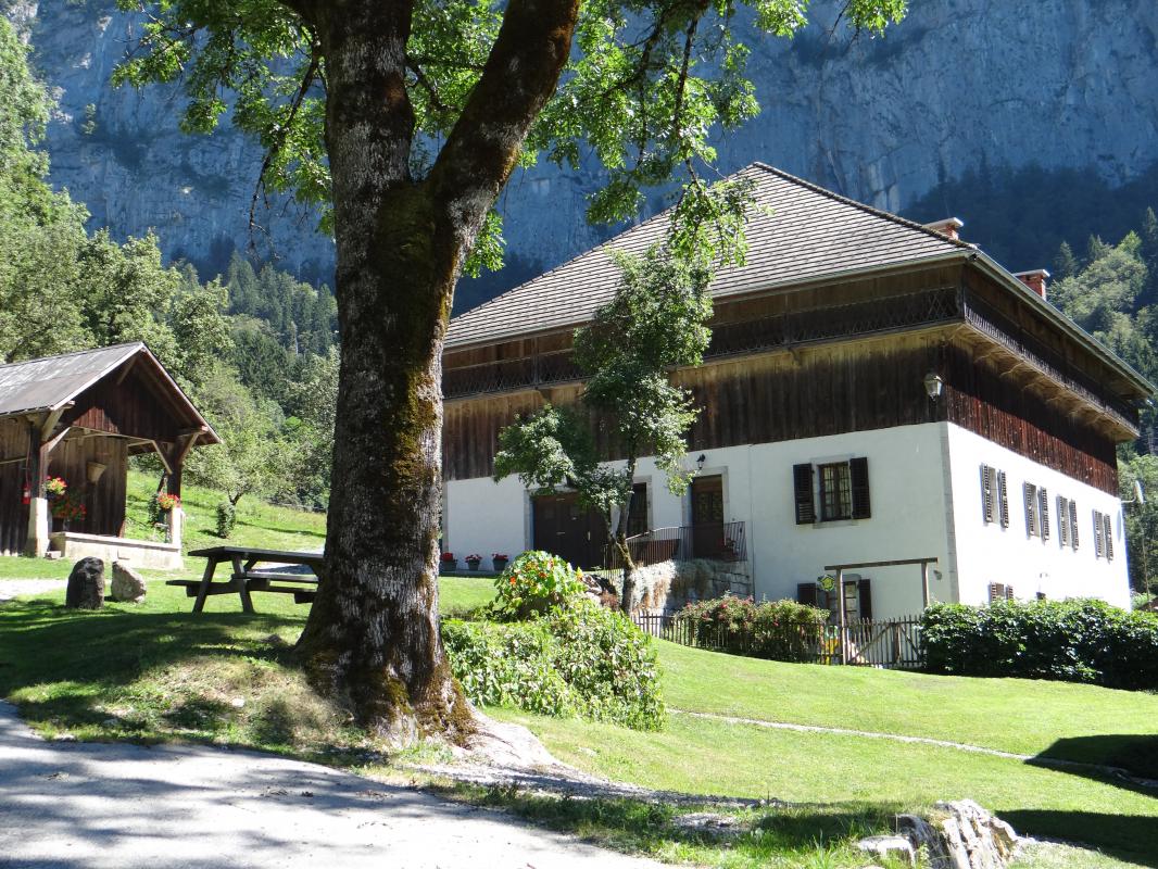 vue de la maison depuis le chemin d'acc&egrave;s 