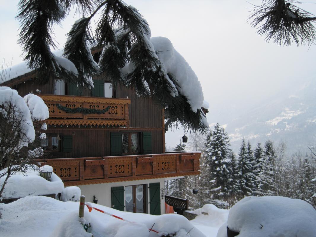 Le chalet en hiver
