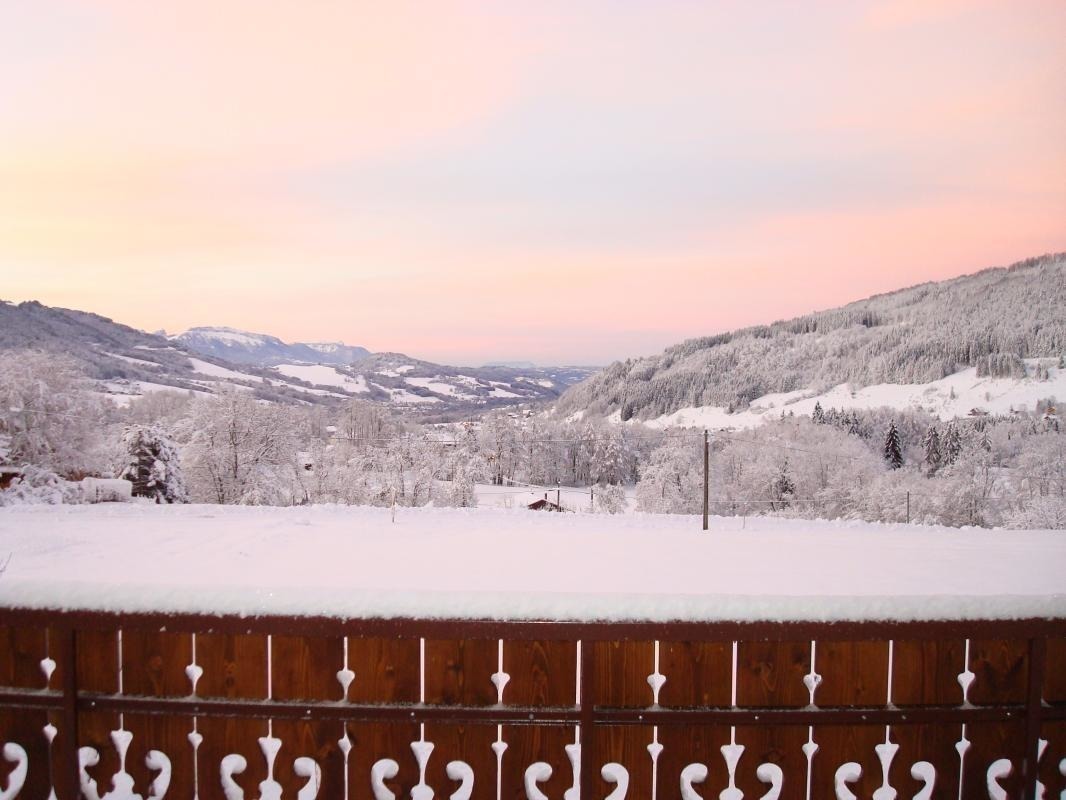 Coucher de soleil sur la Vall&eacute;e Verte