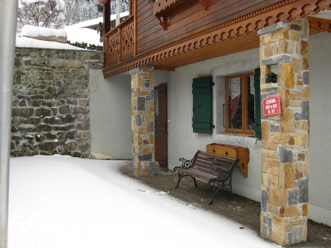 La terrasse en hiver