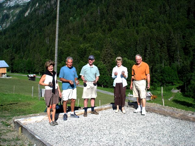 Partie de p&eacute;tanque