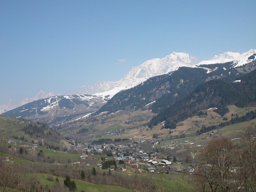 vue sur le mont blanc