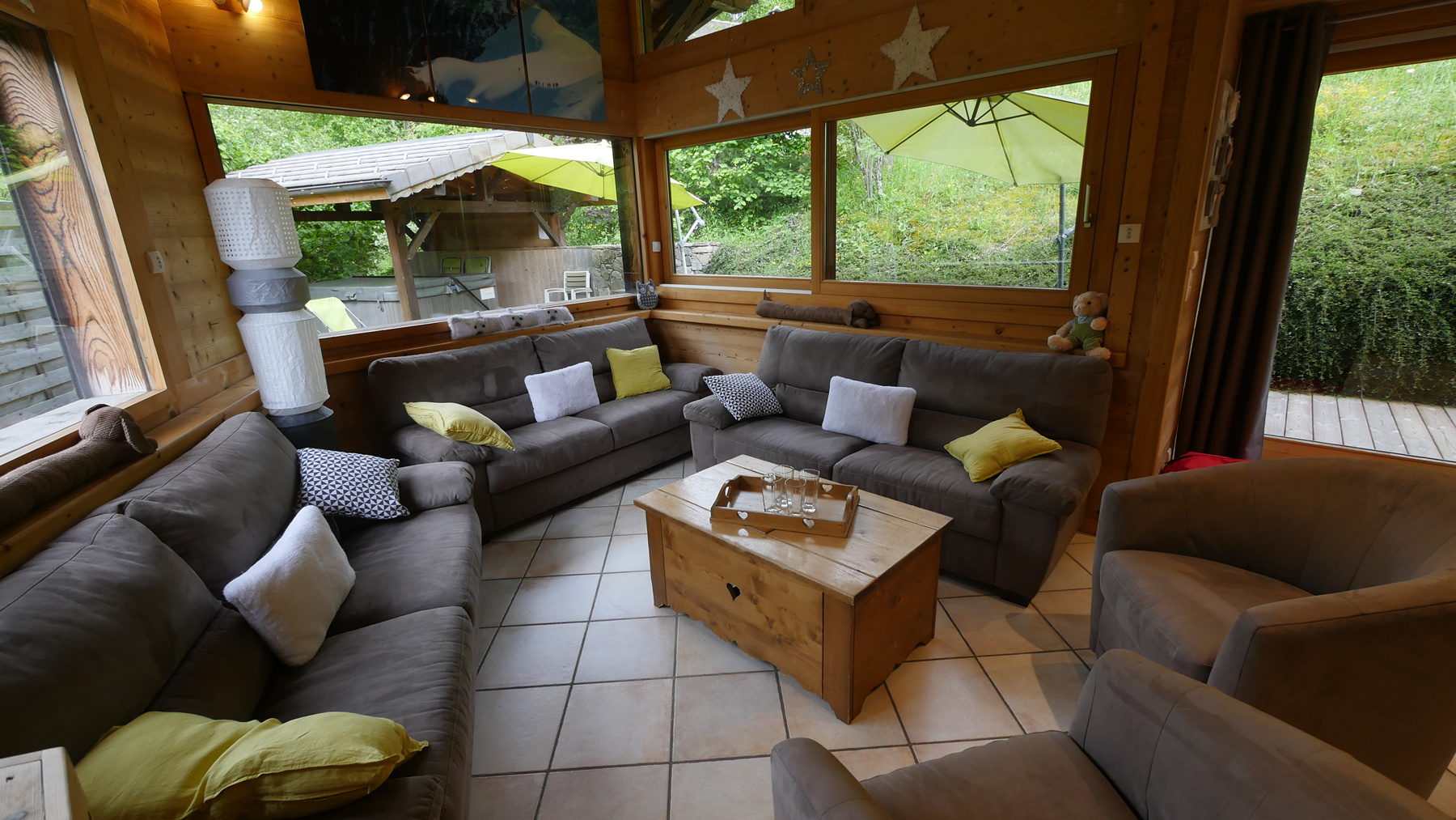 Le chalet Adonis en hiver