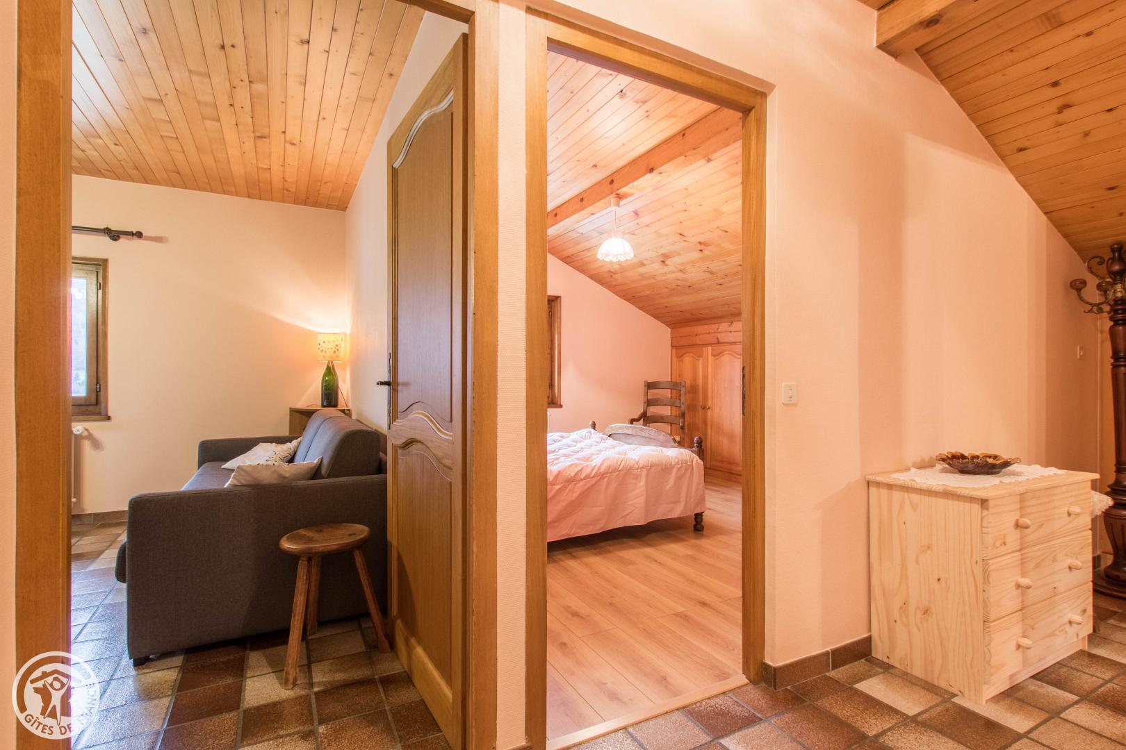 Chambre 1 avec 1 lit 140 cm