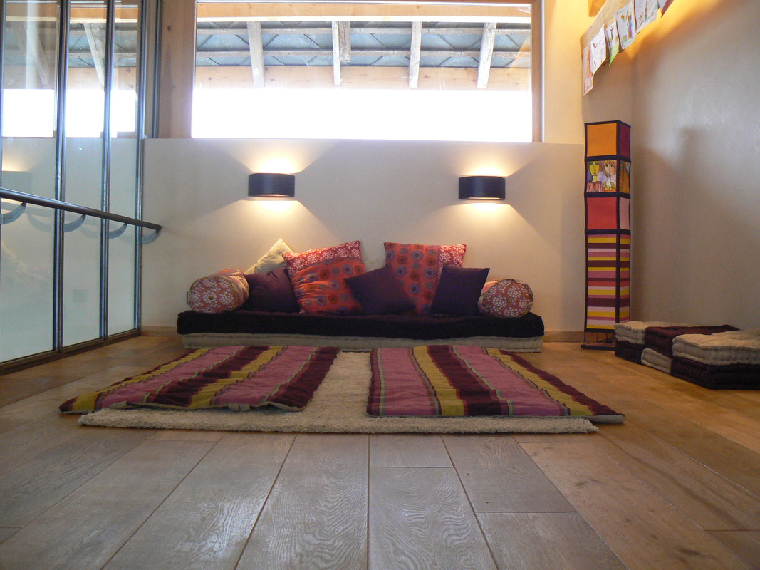Espace pour les s&eacute;ances de relaxation et de yoga