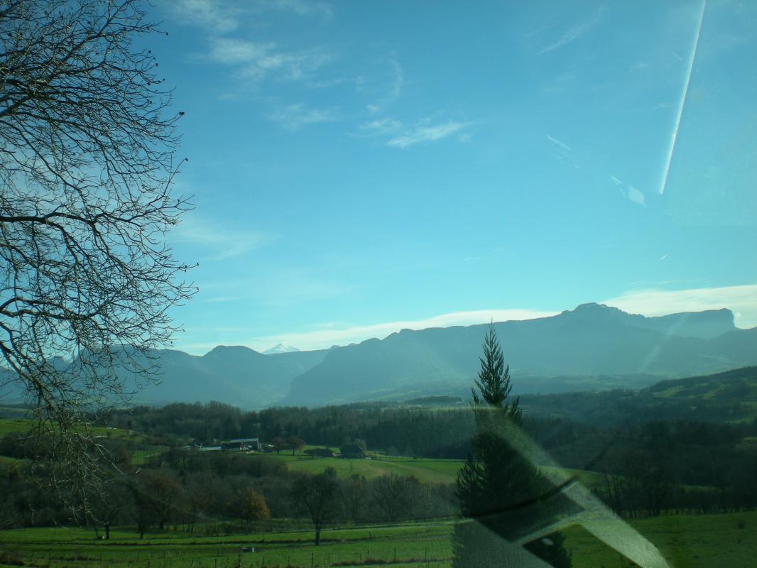 La ferme vue depuis la route