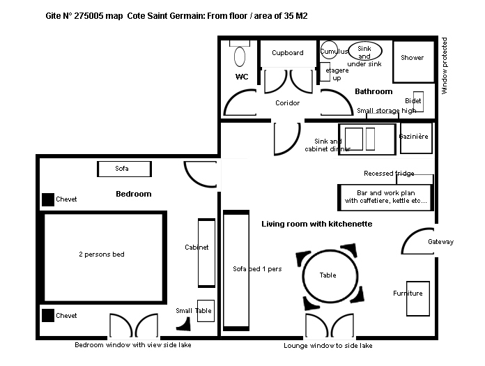 Plan intérieur
