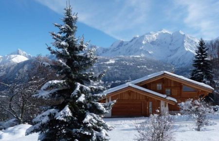 G&icirc;te n&deg;83081 Combloux - Haute-Savoie - vue g&eacute;n&eacute;rale en hiver
