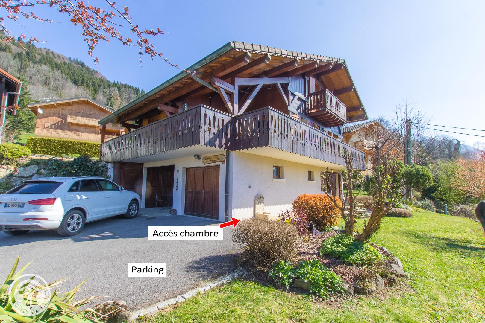 chalet avec parking privé - possibilité de garage fermé pour motos et vélos photo 16