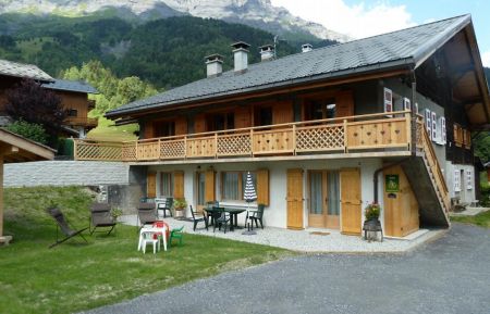vue extérieure gite la Borna Gîte n°85043 Les Contamines-Montjoie - Haute-Savoie - vue extérieure gite la Borna