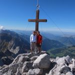 Au sommet de la pointe perc&eacute;e, point culminant de la vall&eacute;e des aravis